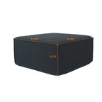 Modern Modular Sectional Sofa with 3 Pillows, Convertible Living Room Couch with Ottomans