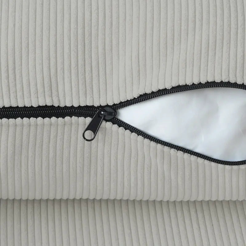 Modern Modular Sectional Sofa with 3 Pillows, Convertible Living Room Couch with Ottomans