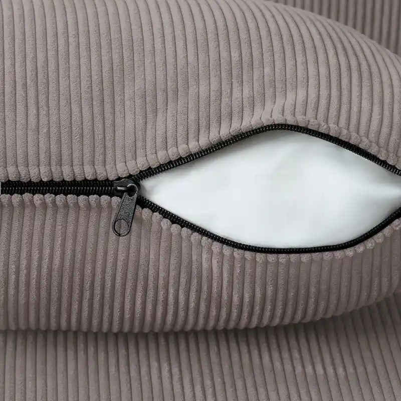 Modern Modular Sectional Sofa with 3 Pillows, Convertible Living Room Couch with Ottomans