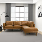 Bloom Living Room Corner Genuine Leather Sectional Sofa