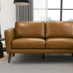 Bloom Living Room Corner Genuine Leather Sectional Sofa