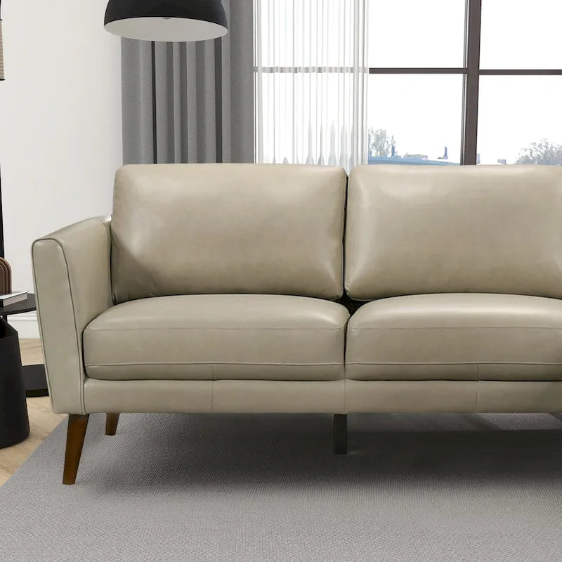 Bloom Living Room Corner Genuine Leather Sectional Sofa