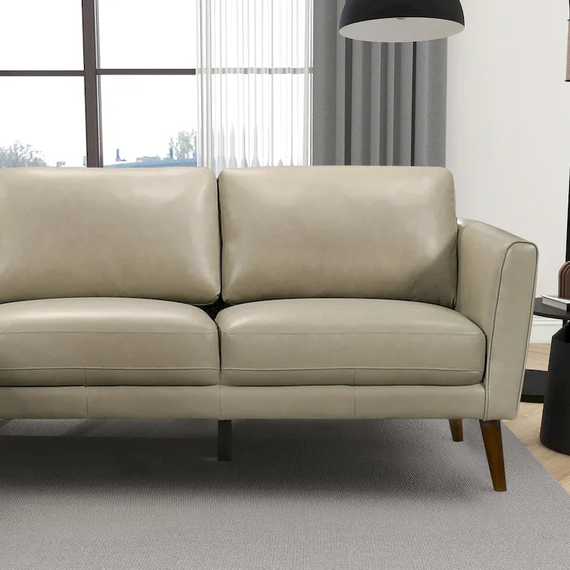 Bloom Living Room Corner Genuine Leather Sectional Sofa