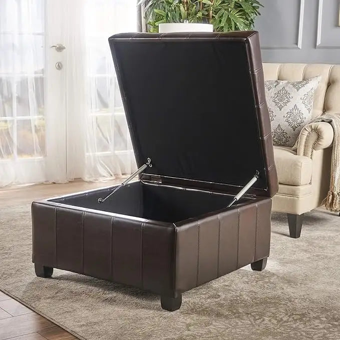 Upholstery Storage Ottoman Bench
