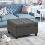 Upholstery Storage Ottoman Bench