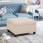 Upholstery Storage Ottoman Bench