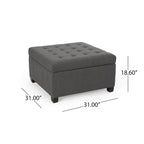 Upholstery Storage Ottoman Bench