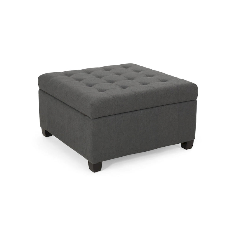 Upholstery Storage Ottoman Bench