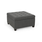 Upholstery Storage Ottoman Bench