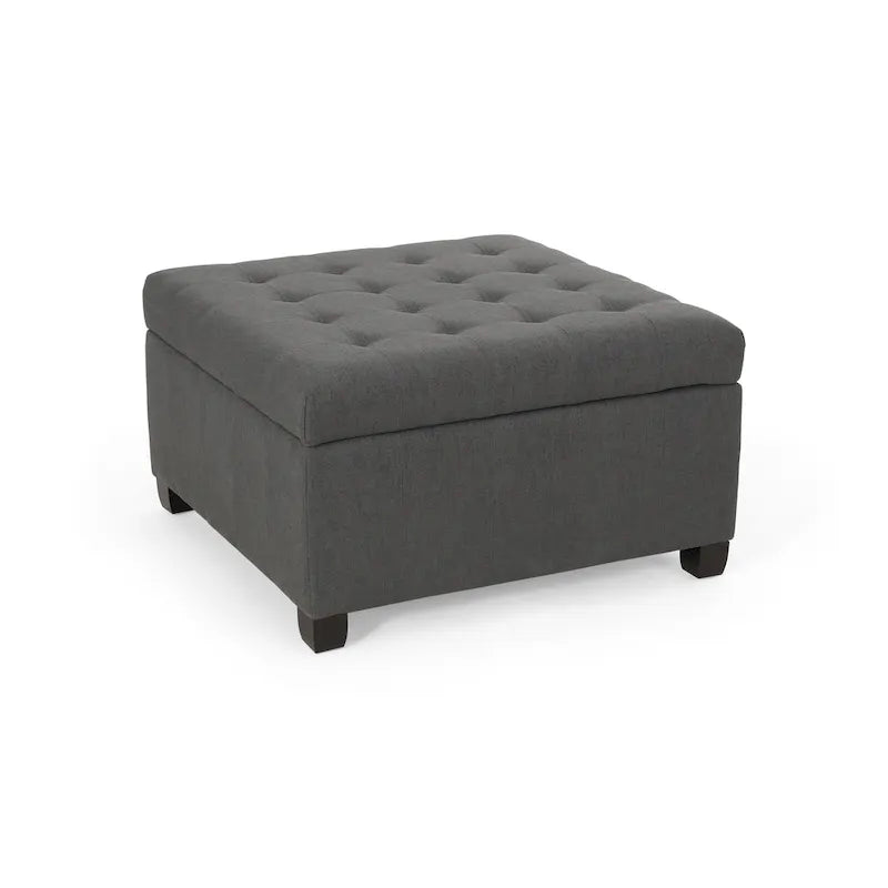 Upholstery Storage Ottoman Bench