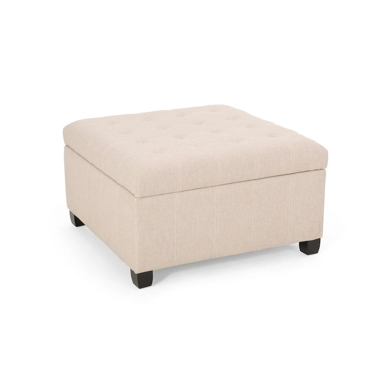 Upholstery Storage Ottoman Bench
