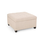 Upholstery Storage Ottoman Bench