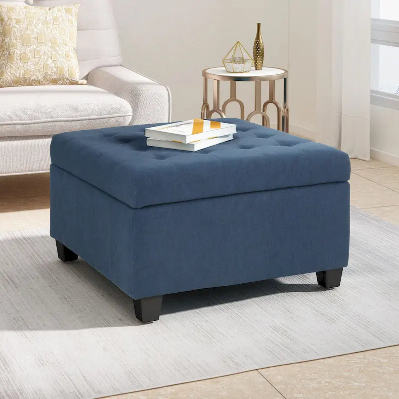 Upholstery Storage Ottoman Bench