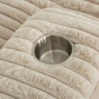 Cocoon Oversized Cuddler Chaise with Cupholder and USBs