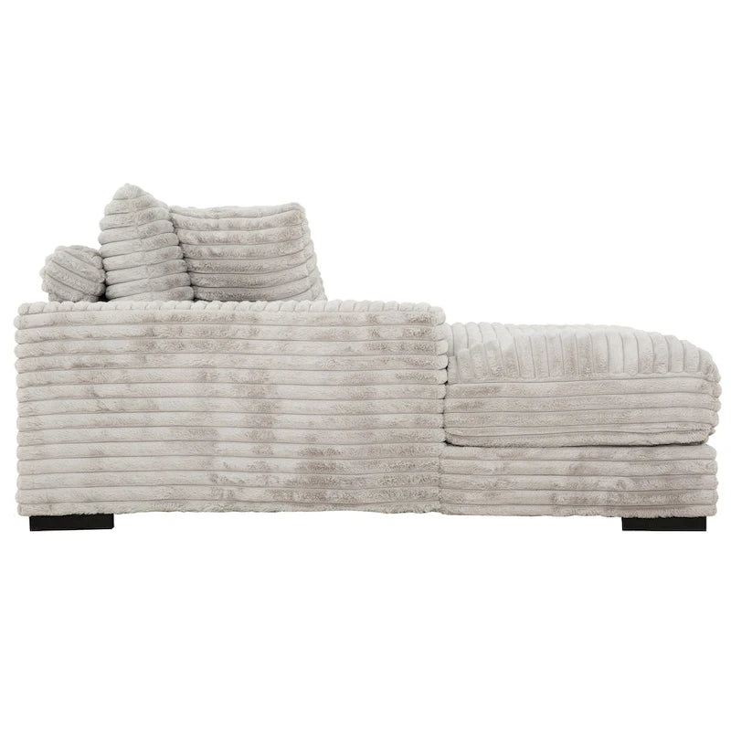 Cocoon Oversized Cuddler Chaise with Cupholder and USBs