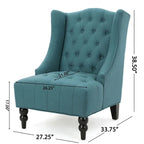 Upholstered Wingback Chair