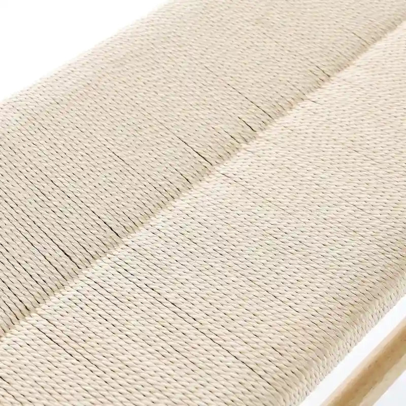 Natural Rubberwood Indoor Bench