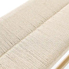 Natural Rubberwood Indoor Bench