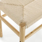 Natural Rubberwood Indoor Bench