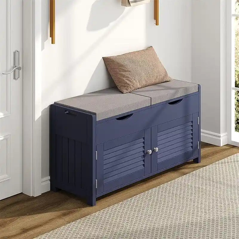 Shoe Storage Bench - 13.78D x 29.53W x 19.69H