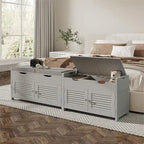Shoe Storage Bench - 13.78D x 29.53W x 19.69H