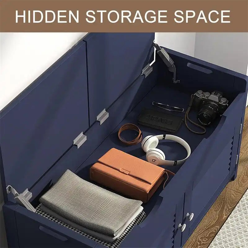 Shoe Storage Bench - 13.78D x 29.53W x 19.69H