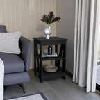 Taylor End Table, Side Table, Nightstand, Storage Shelf