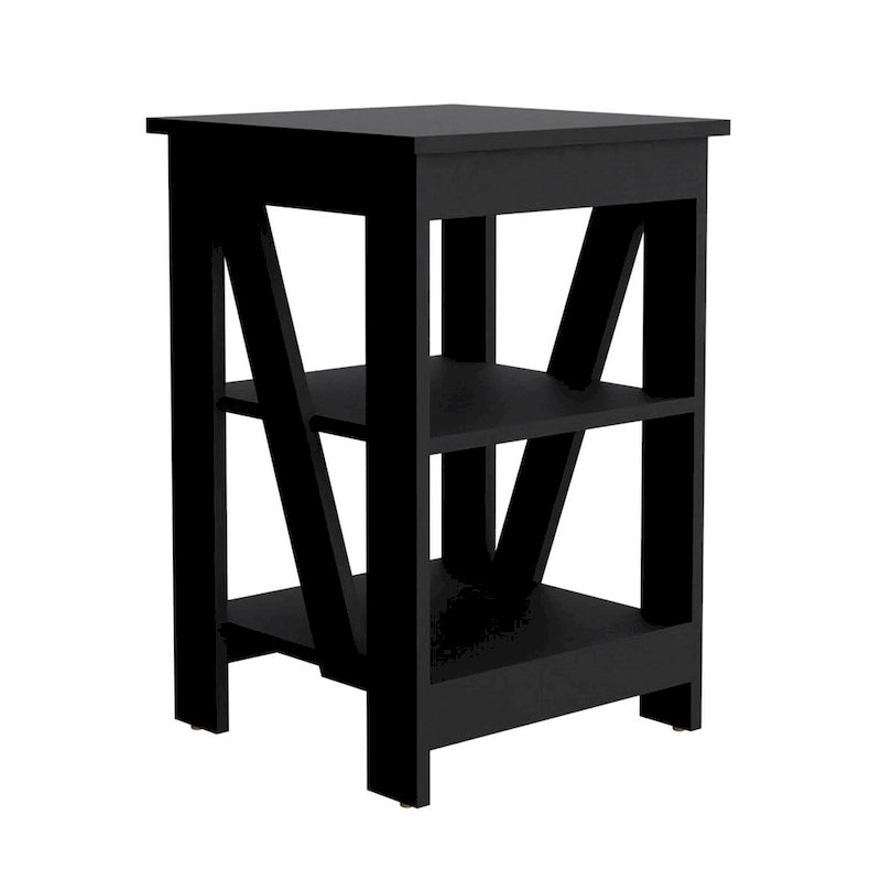 Taylor End Table, Side Table, Nightstand, Storage Shelf