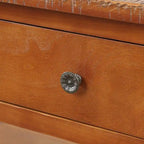 48 Solid Pine Wood Top Console Table with Drawers and Shelve