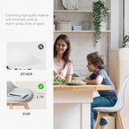 Dining Chairs Set of 4, Mid-Century Modern Dining Room Side Seating, Kitchen Chairs with Wood Legs for Living Room