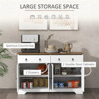 Buffet Sideboard Cabinet - 14.5D x 47.75W x 29.5H