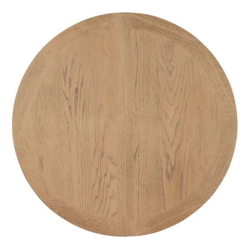 Retro Functional Extendable Dining Table with a 12 Leaf