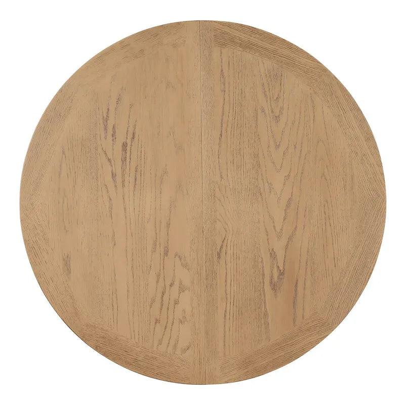 Retro Functional Extendable Dining Table with a 12 Leaf