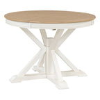 Retro Functional Extendable Dining Table with a 12 Leaf