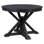 Retro Functional Extendable Dining Table with a 12 Leaf