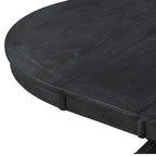 Retro Functional Extendable Dining Table with a 12 Leaf