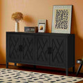 Accent Sideboard Four Doors Storage Cabinet Buffet for Dining Room, Entrance and Hallway