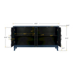 Accent Sideboard Four Doors Storage Cabinet Buffet for Dining Room, Entrance and Hallway