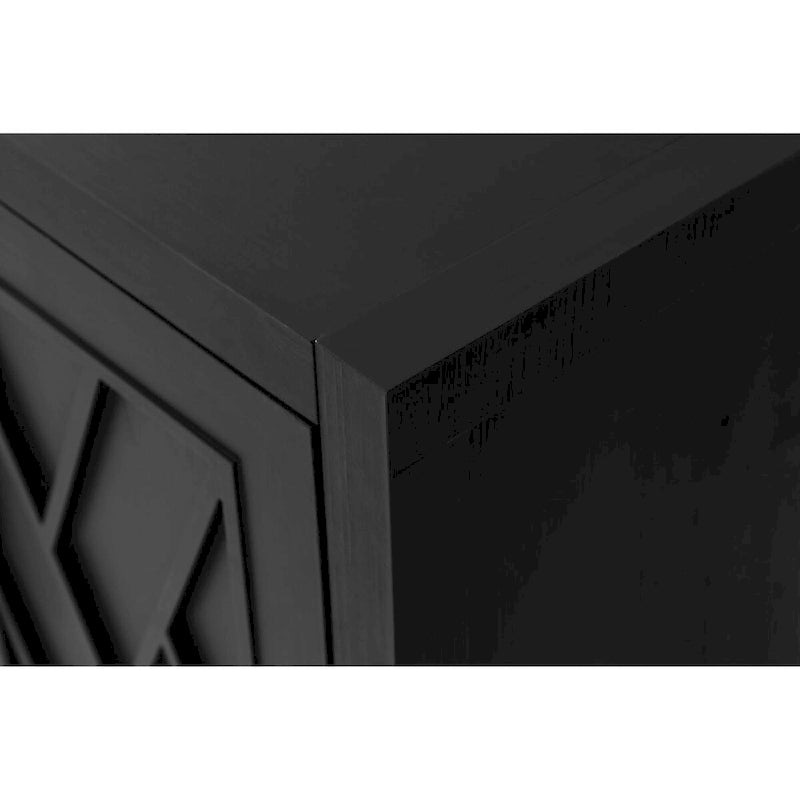 Accent Sideboard Four Doors Storage Cabinet Buffet for Dining Room, Entrance and Hallway