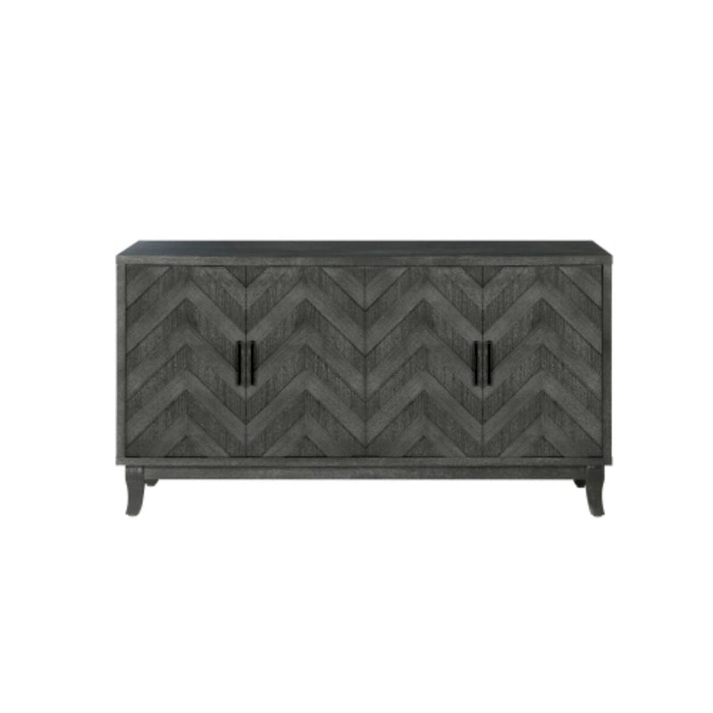 Accent Sideboard Four Doors Storage Cabinet Buffet for Dining Room, Entrance and Hallway