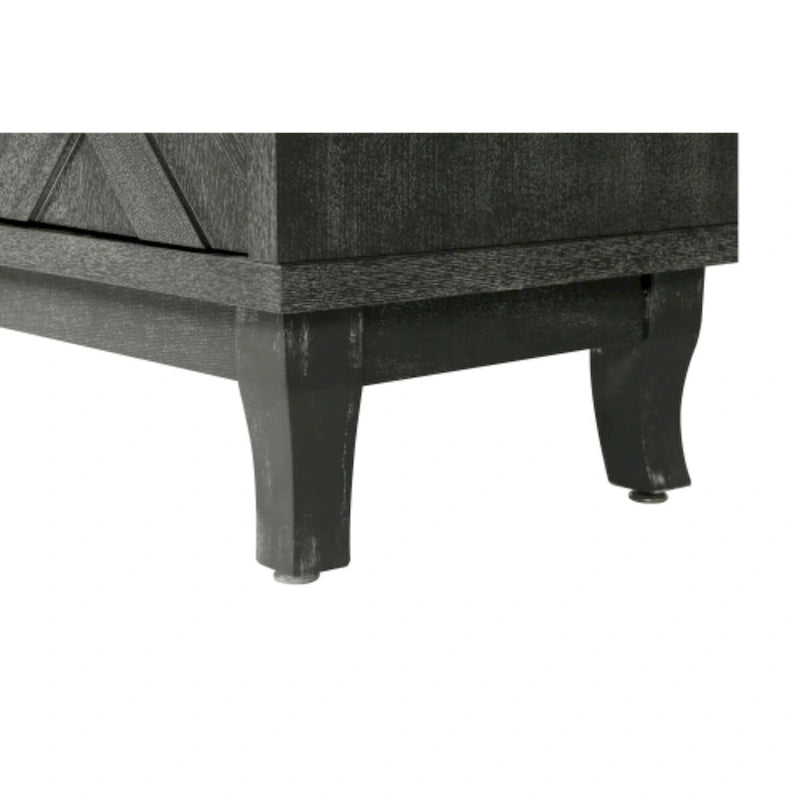 Accent Sideboard Four Doors Storage Cabinet Buffet for Dining Room, Entrance and Hallway