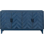 Accent Sideboard Four Doors Storage Cabinet Buffet for Dining Room, Entrance and Hallway