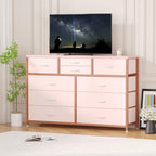 10 Drawer Dresser TV Stand - 55 inches
