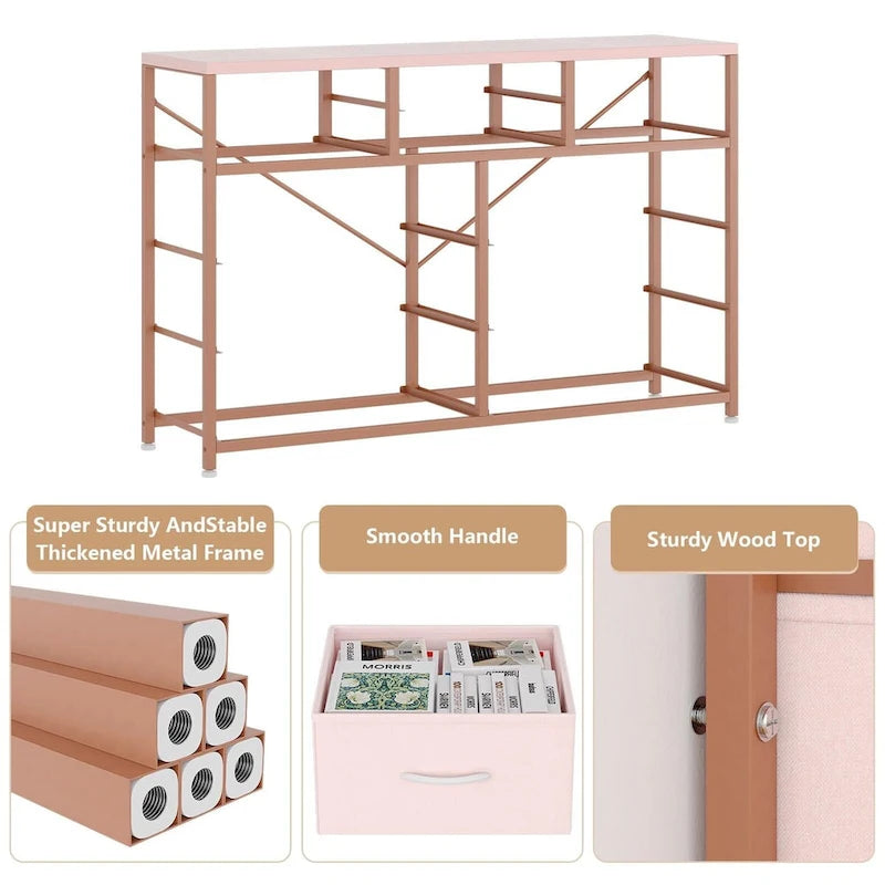 10 Drawer Dresser TV Stand - 55 inches