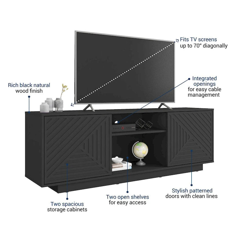 Modern TV Stand for TVs Up to 70-Inch