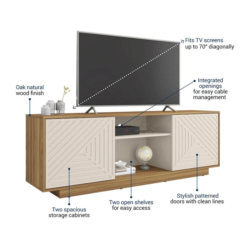 Modern TV Stand for TVs Up to 70-Inch