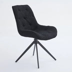 XINMICS Swivel Dining Chairs, Boucle Upholstered Accent Chairs Living Room Chairs Desk Office Arm Chair