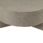 Affinity Dusty Taupe & Concrete 3 Piece Round Cocktail Table Set