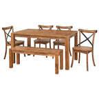 Simple Living Dominique 6-piece Dining Set with Bench