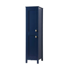 Indigo Home 16 Inch Bathroom Linen Storage Freestanding Cabinet